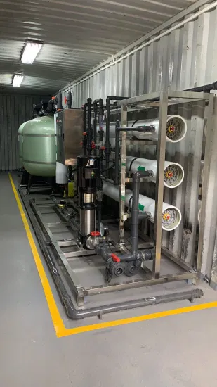 Containerized Mobile Water Purification Solar Water Treatment RO Unit Machines Systems Sea Water Treatment Plant